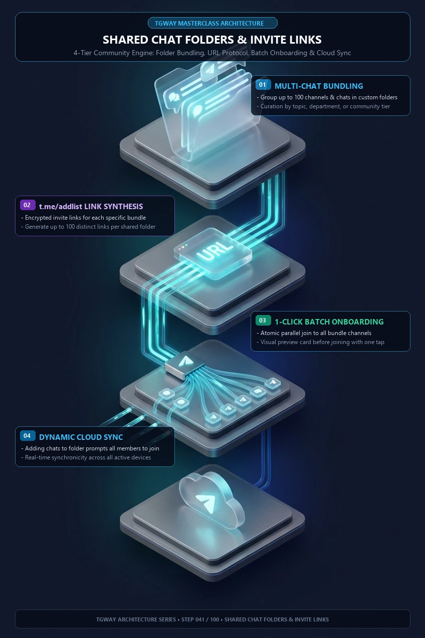 Telegram Shared Chat Folders and One-Click Multi-Chat Invite Links Master Blueprint