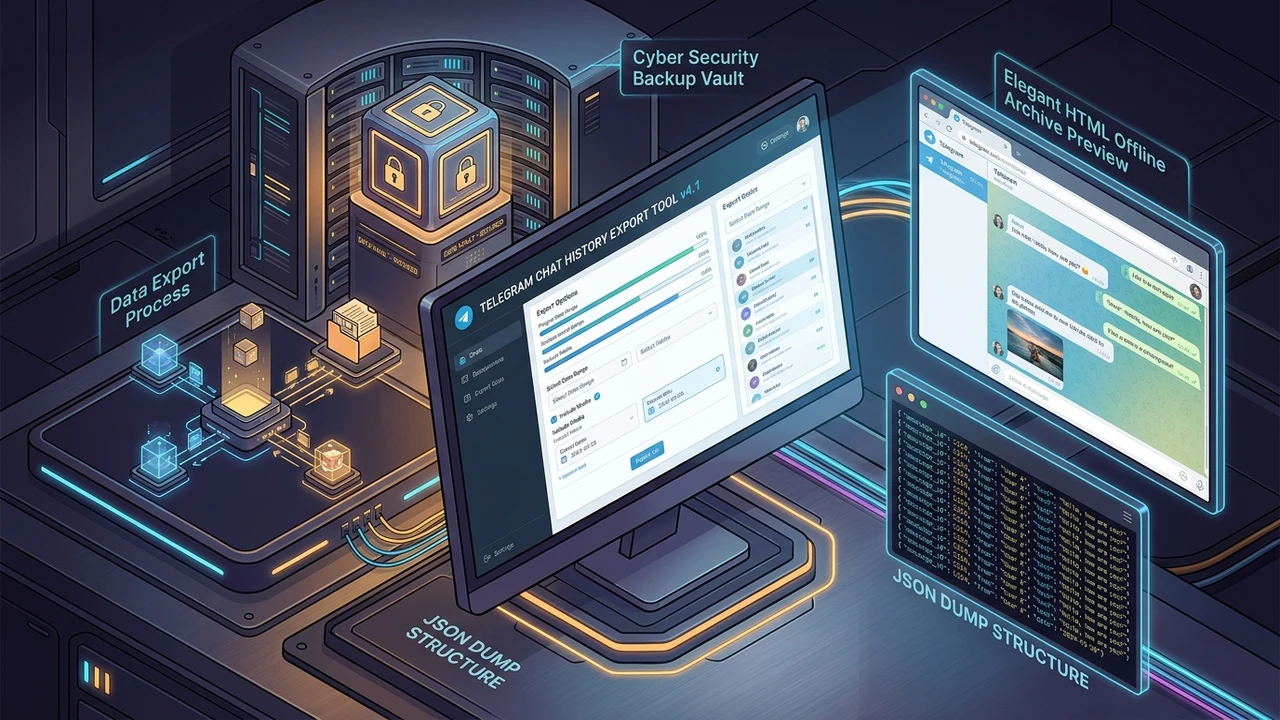 Telegram Desktop Chat History Export Architecture