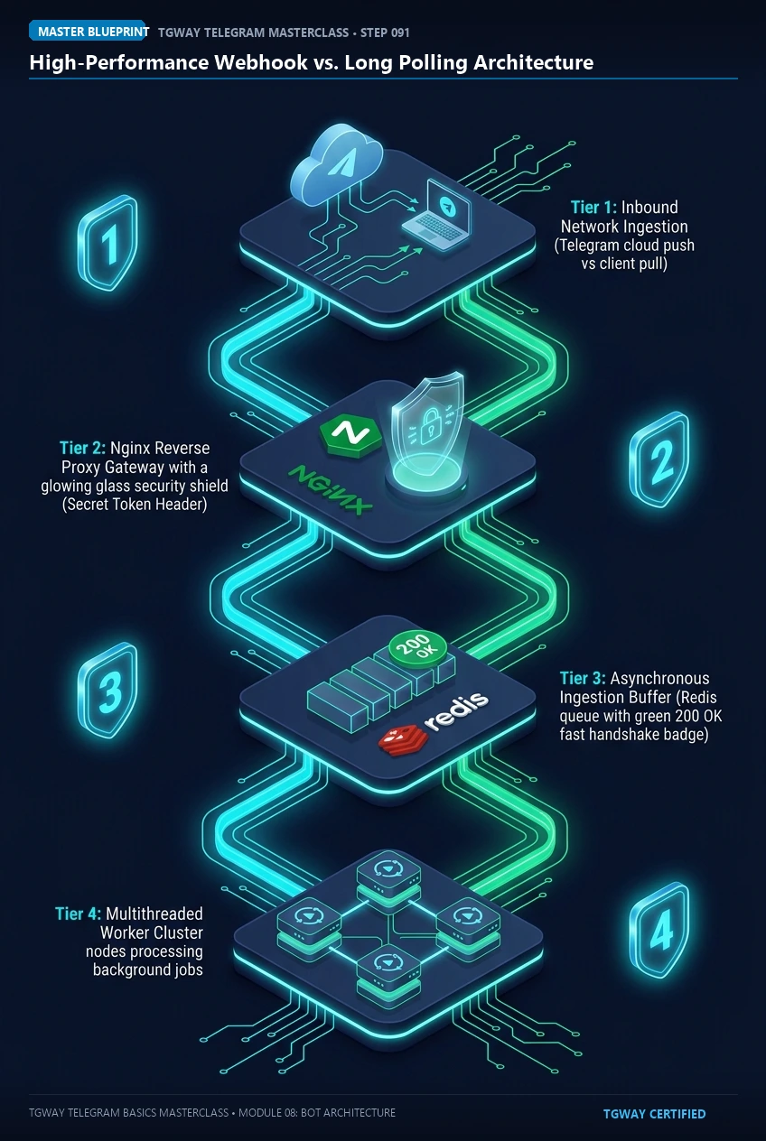 Webhook vs Long Polling Architecture Visual Blueprint