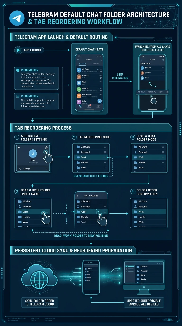 Telegram Default Chat Folder Infographic