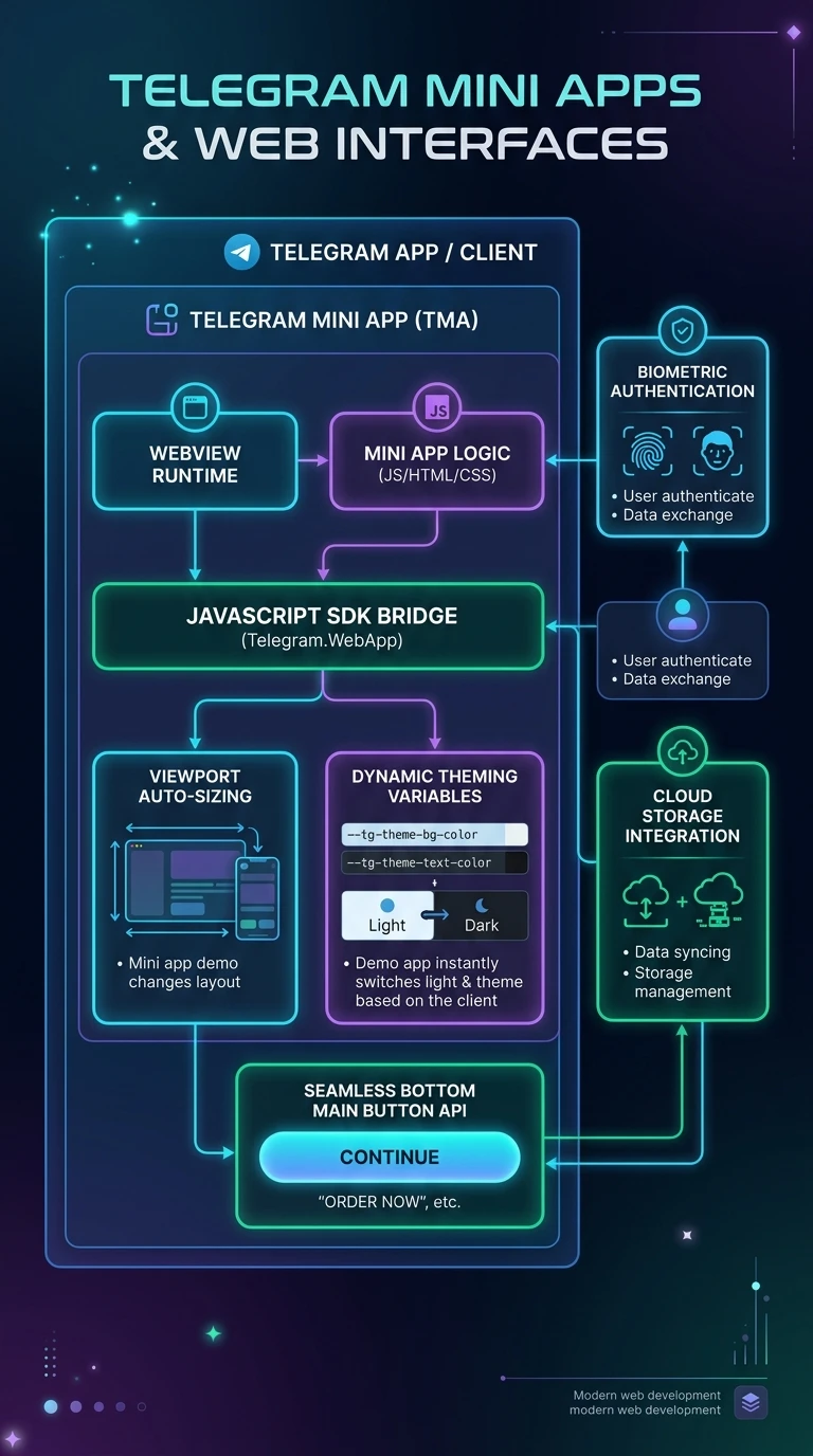 Telegram Mini Apps Infographic