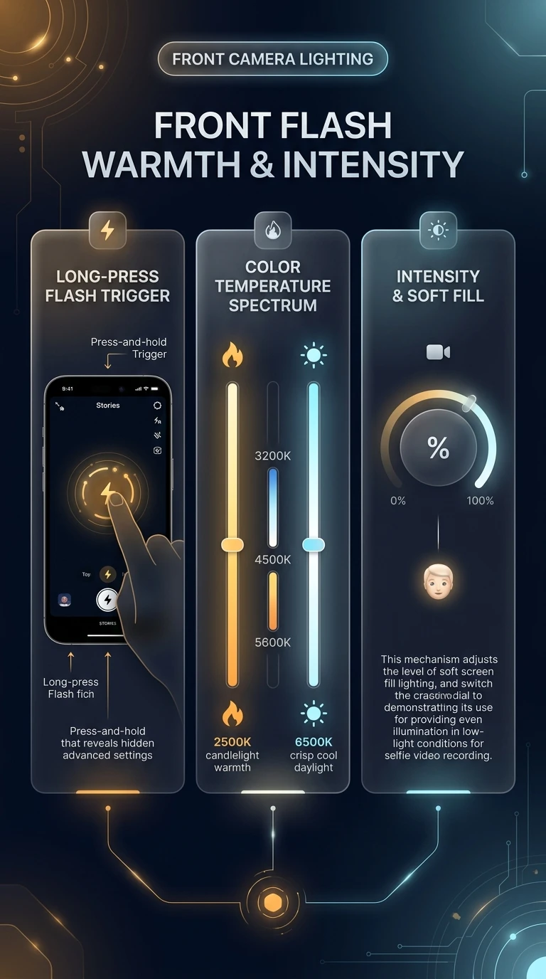 Telegram Stories Front Flash Infographic