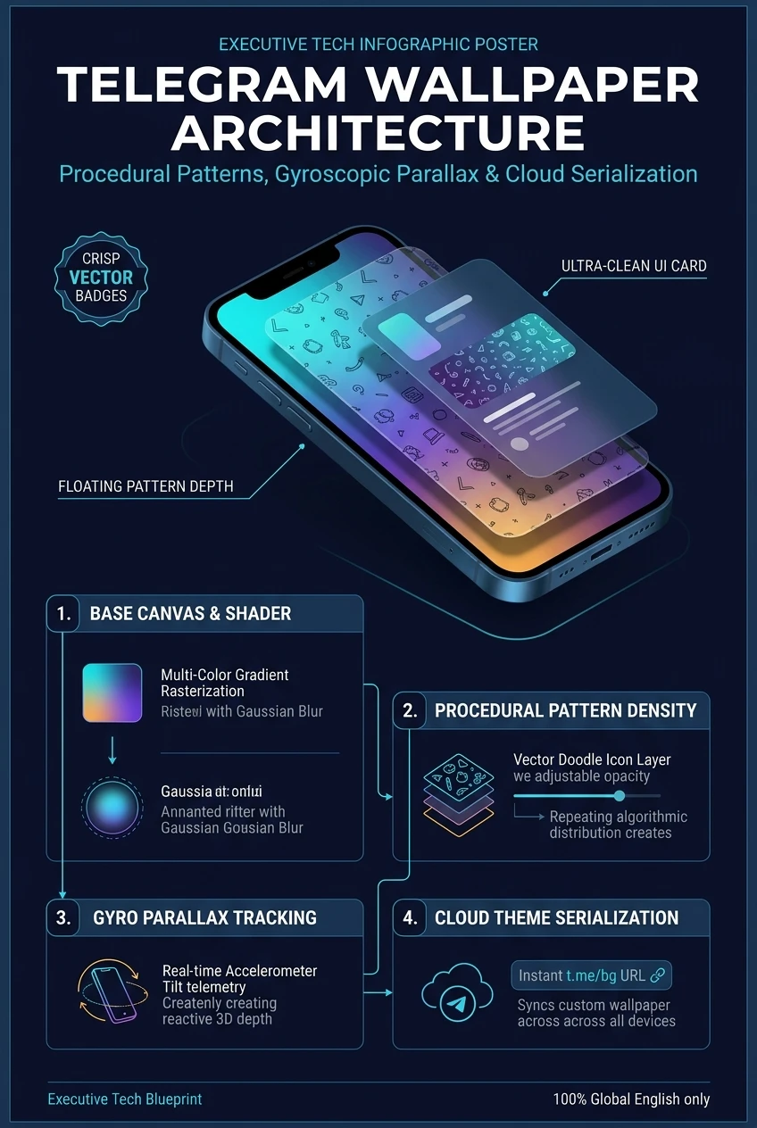 Telegram Chat Wallpaper Architecture Infographic