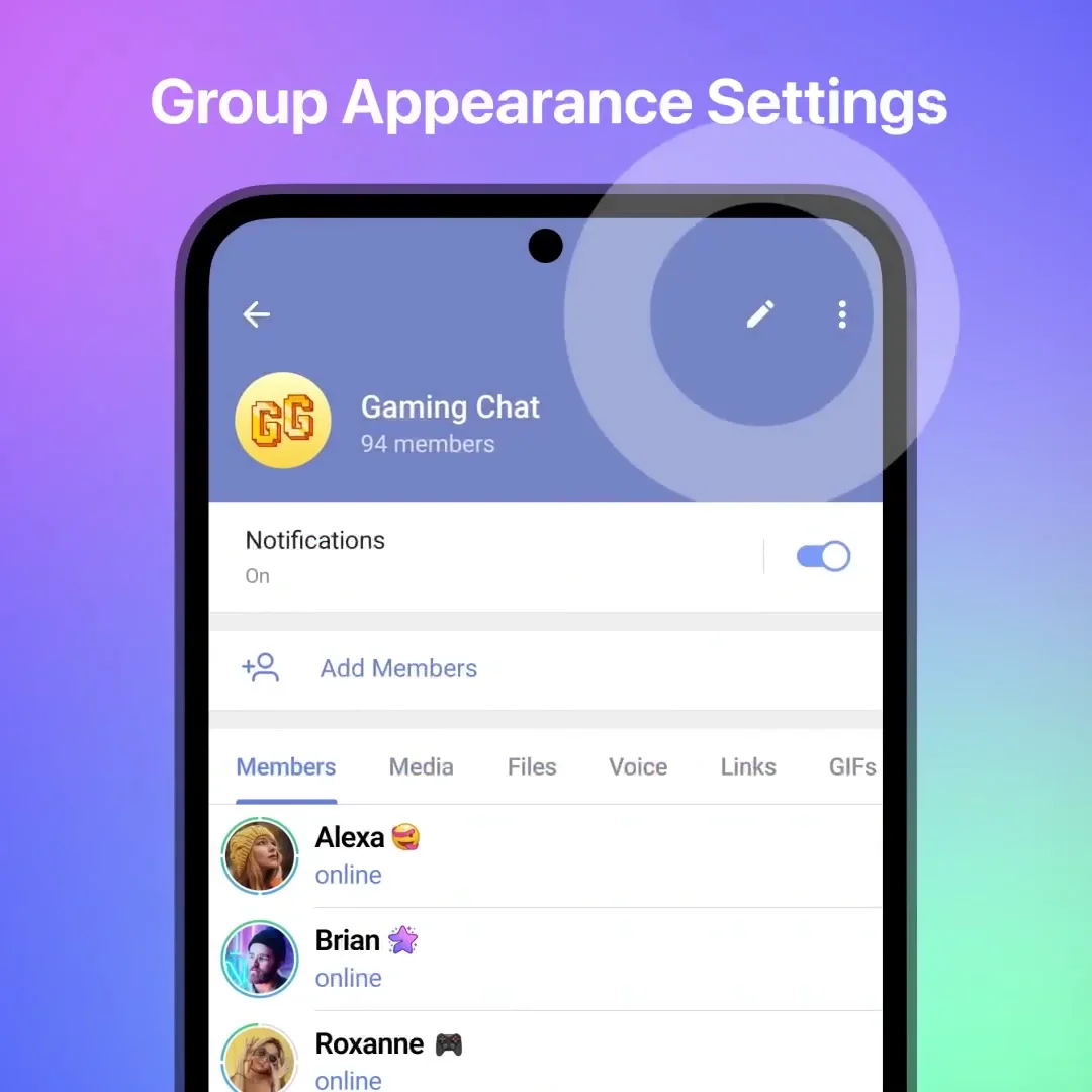 How to Customize Telegram Group Appearance: Cover Palettes, Custom Logos, Emoji Status & Wallpapers