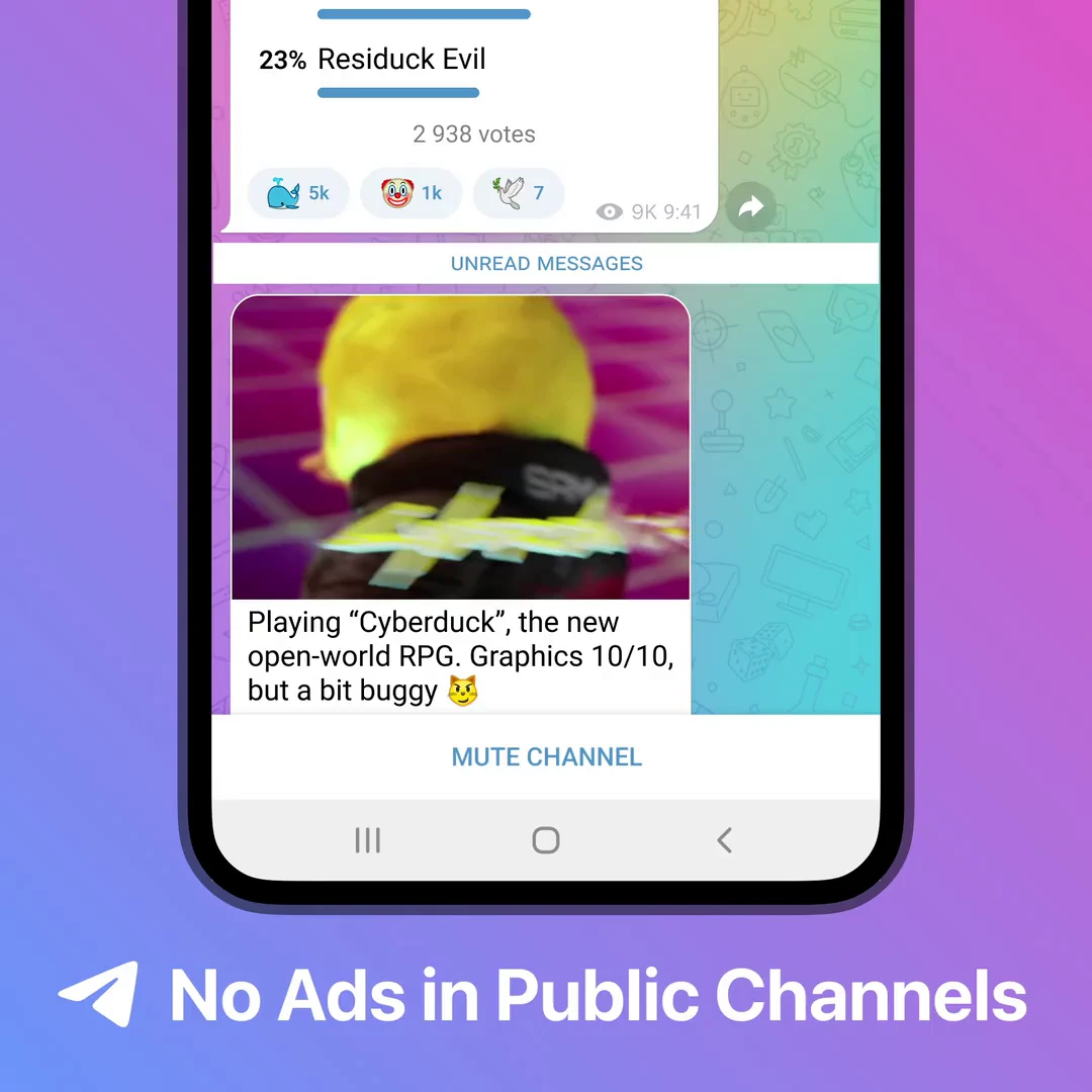 Telegram Premium: No Sponsored Messages