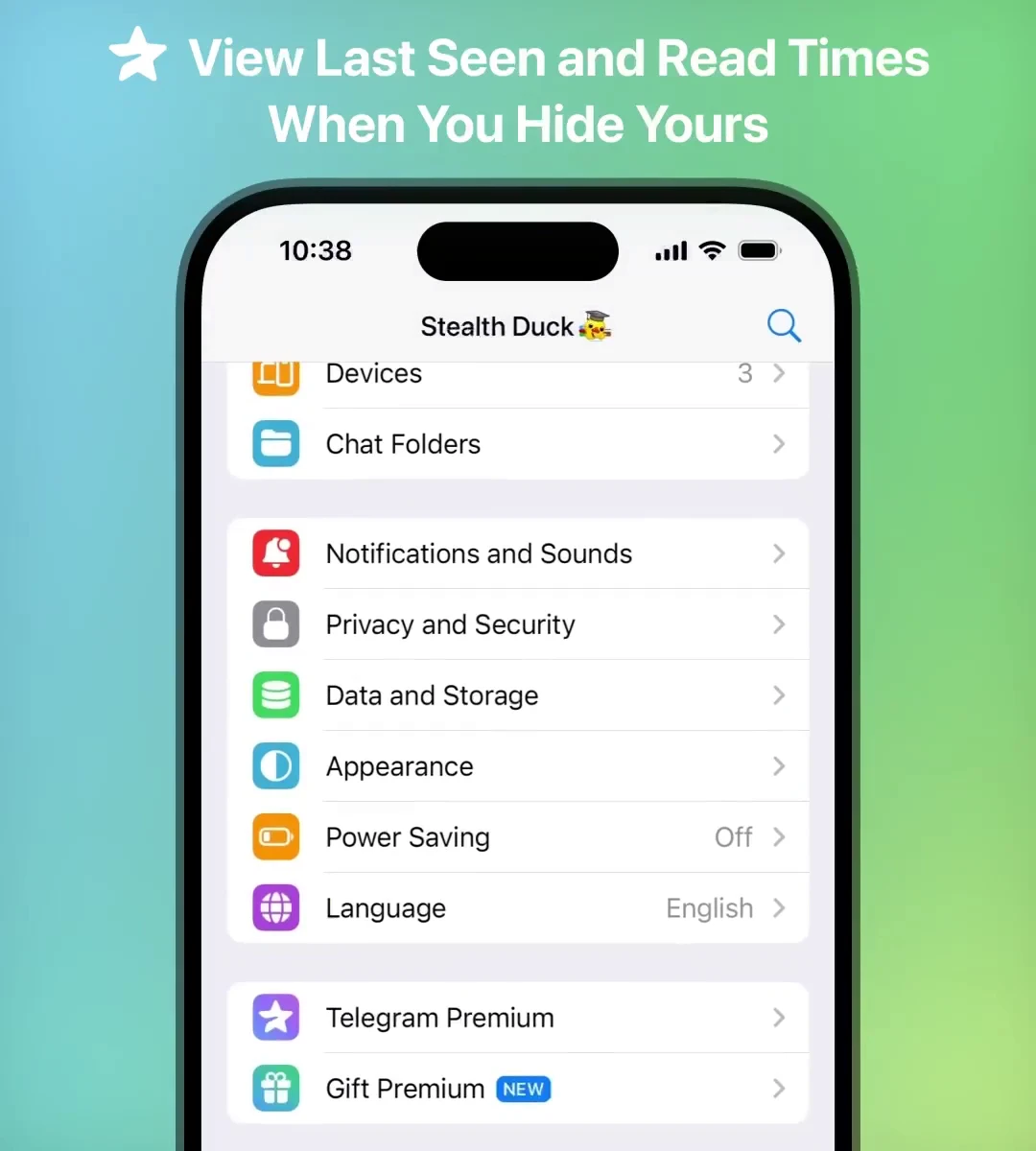 Telegram Premium: One-Way Last Seen