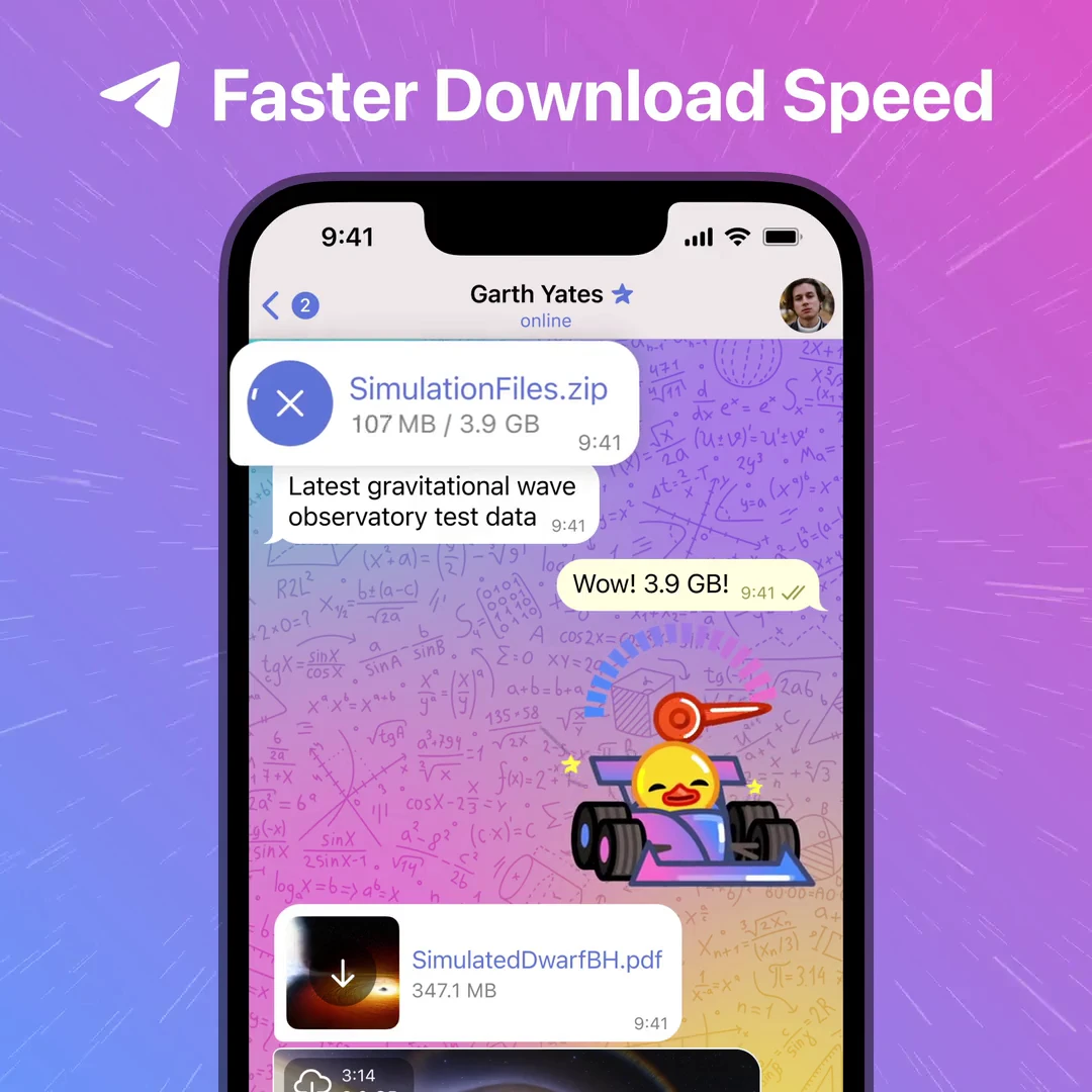 Telegram Premium: Faster Downloads