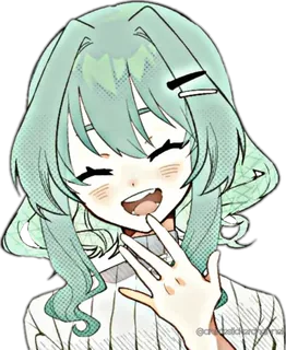 Green-Haired Anime Girl