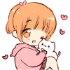 A Couple Of Kun And Chan Emoji Telegram Sticker #13 - A Couple Of Kun And Chan Emoji #13