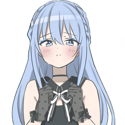 Tearful Anime Girl