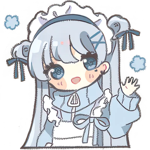 Maid and Panda Telegram Sticker #4 - Maid and Panda #4