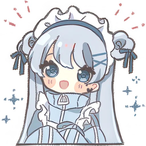 Maid and Panda Telegram Sticker #7 - Maid and Panda #7