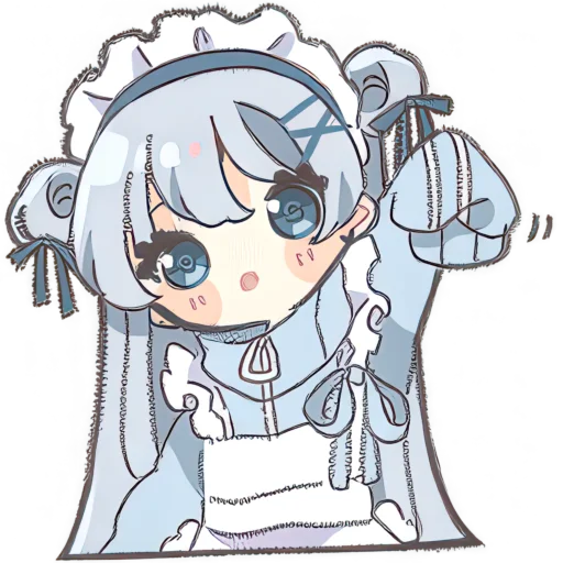 Maid and Panda Telegram Sticker #9 - Maid and Panda #9