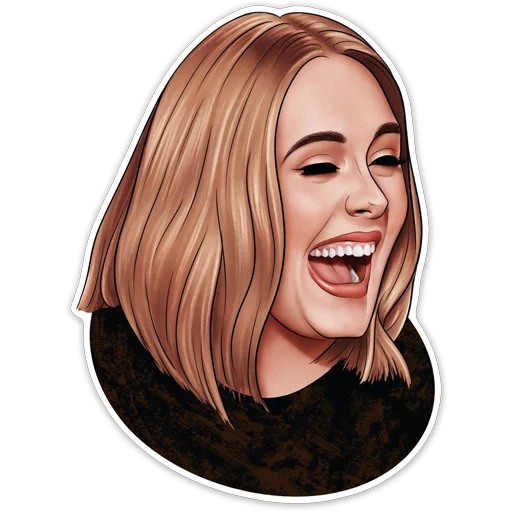 Adelemojis By Telegram Sticker #4 - Adelemojis By #4