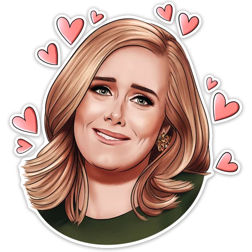 Adelemojis By Telegram Sticker #5 - Adelemojis By #5