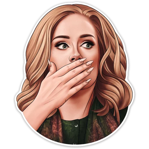 Adelemojis By Telegram Sticker #7 - Adelemojis By #7