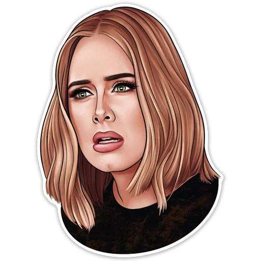 Adelemojis By Telegram Sticker #9 - Adelemojis By #9