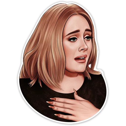 Adelemojis By Telegram Sticker #10 - Adelemojis By #10