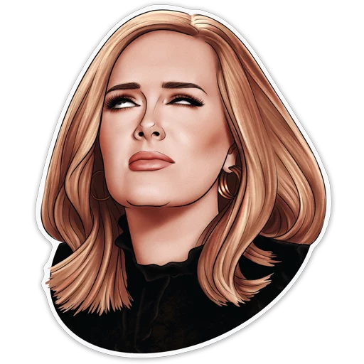Adelemojis By Telegram Sticker #11 - Adelemojis By #11