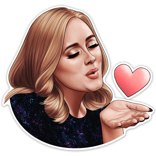 Adelemojis By Telegram Sticker #13 - Adelemojis By #13