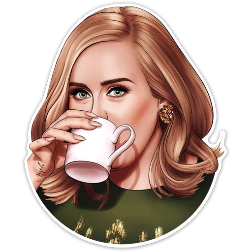 Adelemojis By Telegram Sticker #15 - Adelemojis By #15