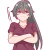 Aiko Chan Emoji Telegram Sticker #8 - Aiko Chan Emoji #8
