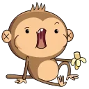 Aloe Monkey Stickers