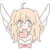 Anime Girl Aesthetic Emoji Telegram Sticker #4 - Anime Girl Aesthetic Emoji #4