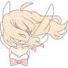 Anime Girl Aesthetic Emoji Telegram Sticker #16 - Anime Girl Aesthetic Emoji #16