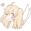 Anime Girl Aesthetic Emoji Telegram Sticker #22 - Anime Girl Aesthetic Emoji #22