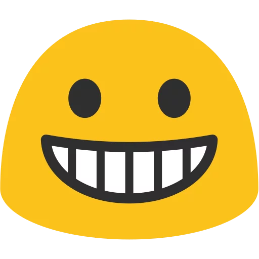 Android N Nougat Classic Emojis Stickers Telegram Sticker #1 - Android N Nougat Classic Emojis Stickers #1