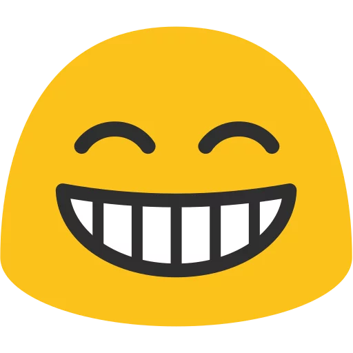 Android N Nougat Classic Emojis Stickers Telegram Sticker #2 - Android N Nougat Classic Emojis Stickers #2
