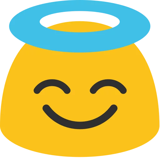 Android N Nougat Classic Emojis Stickers Telegram Sticker #10 - Android N Nougat Classic Emojis Stickers #10
