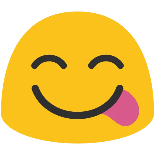 Android N Nougat Classic Emojis Stickers Telegram Sticker #14 - Android N Nougat Classic Emojis Stickers #14