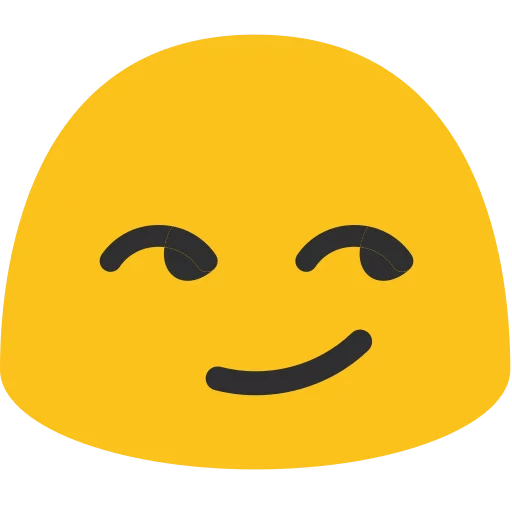 Android N Nougat Classic Emojis Stickers Telegram Sticker #18 - Android N Nougat Classic Emojis Stickers #18