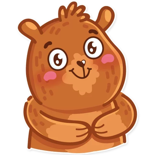 Andy Bear Teddy Mascot Stickers Telegram Sticker #1 - Andy Bear Teddy Mascot Stickers #1