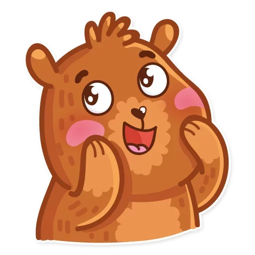 Andy Bear Teddy Mascot Stickers Telegram Sticker #4 - Andy Bear Teddy Mascot Stickers #4