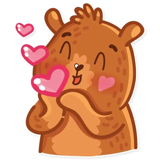 Andy Bear Teddy Mascot Stickers Telegram Sticker #7 - Andy Bear Teddy Mascot Stickers #7