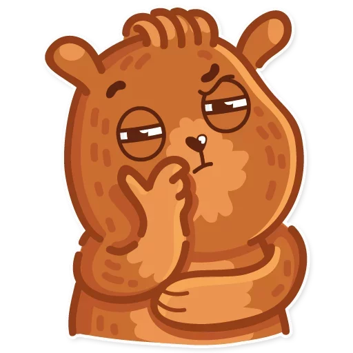Andy Bear Teddy Mascot Stickers Telegram Sticker #12 - Andy Bear Teddy Mascot Stickers #12