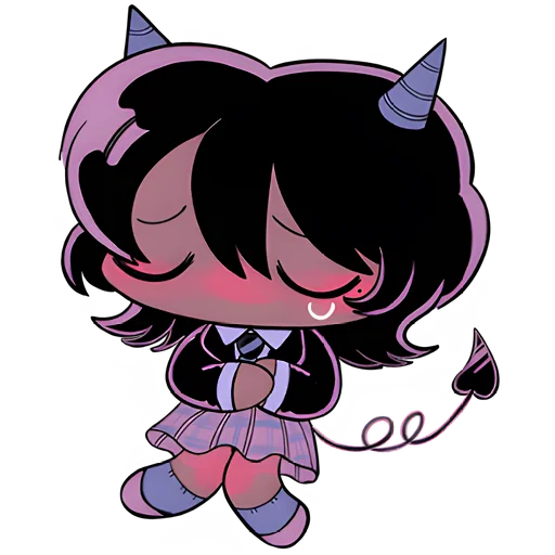 Angel And Demon Telegram Sticker #4 - Angel And Demon #4