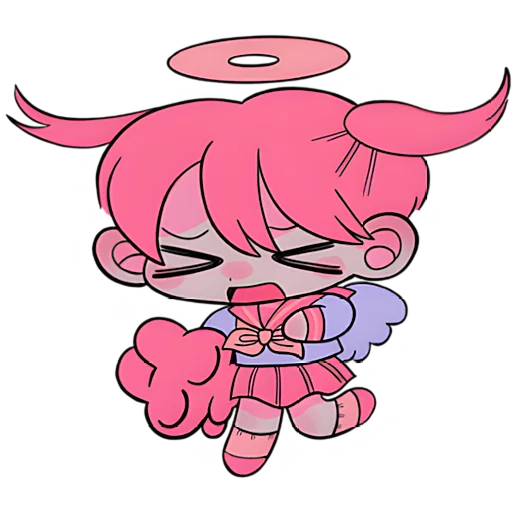 Angel And Demon Telegram Sticker #12 - Angel And Demon #12
