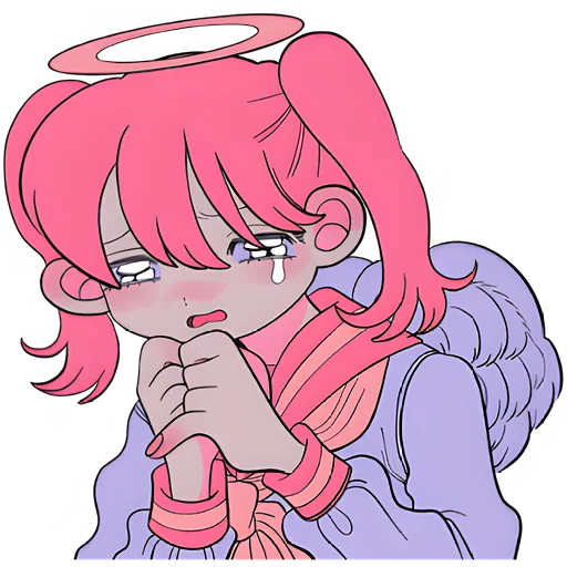 Angel And Demon Telegram Sticker #15 - Angel And Demon #15