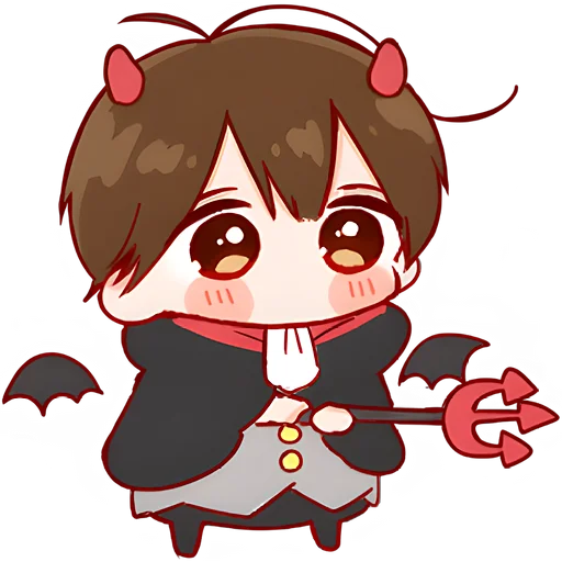 Angel Demon Kun Telegram Sticker #3 - Angel Demon Kun #3