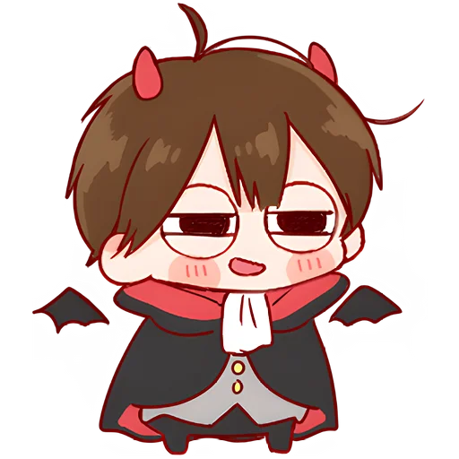 Angel Demon Kun Telegram Sticker #9 - Angel Demon Kun #9