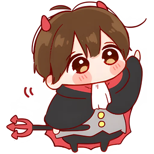 Angel Demon Kun Telegram Sticker #16 - Angel Demon Kun #16
