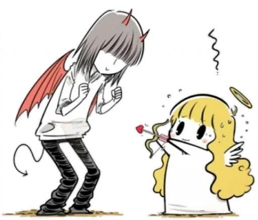Angel and Demon's Prank