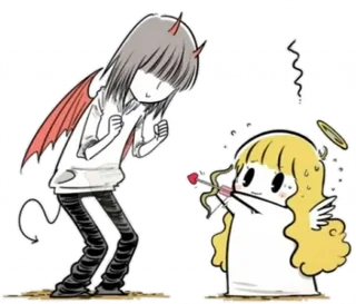 Angel and Demon's Prank