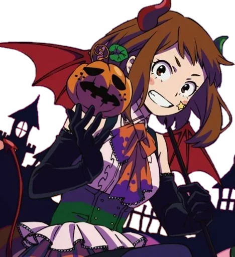 Anime Halloween Telegram Sticker #2 - Anime Halloween #2
