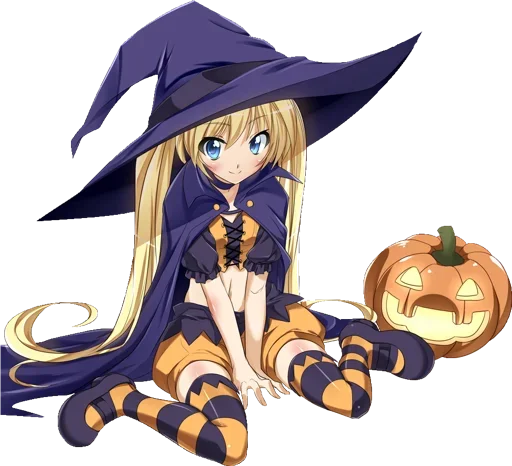 Anime Halloween Telegram Sticker #5 - Anime Halloween #5