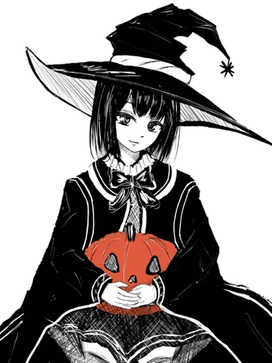 Anime Halloween Telegram Sticker #6 - Anime Halloween #6